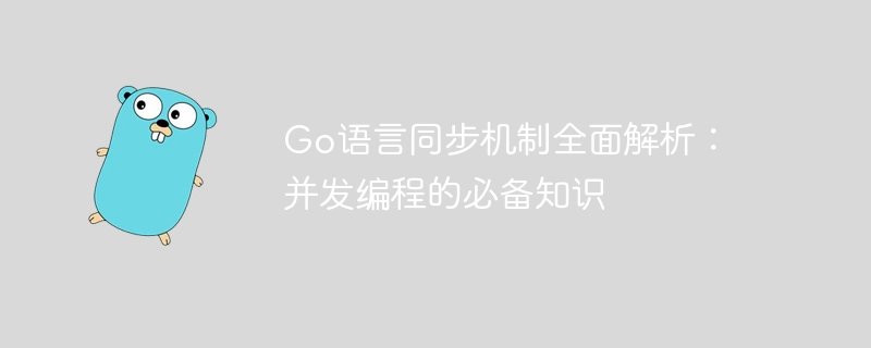 go语言同步机制全面解析：并发编程的必备知识